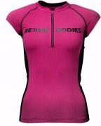 Заказать Better Bodies Zipped Tee (жен/черный-розовый)