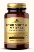 Заказать Solgar Reishi Shiitake Maitake 50 вег капс